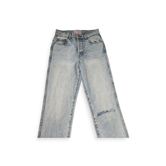 Revice Denim Light Wash Distressed Straight-Leg Jeans Size 25 - Picture 8 of 9